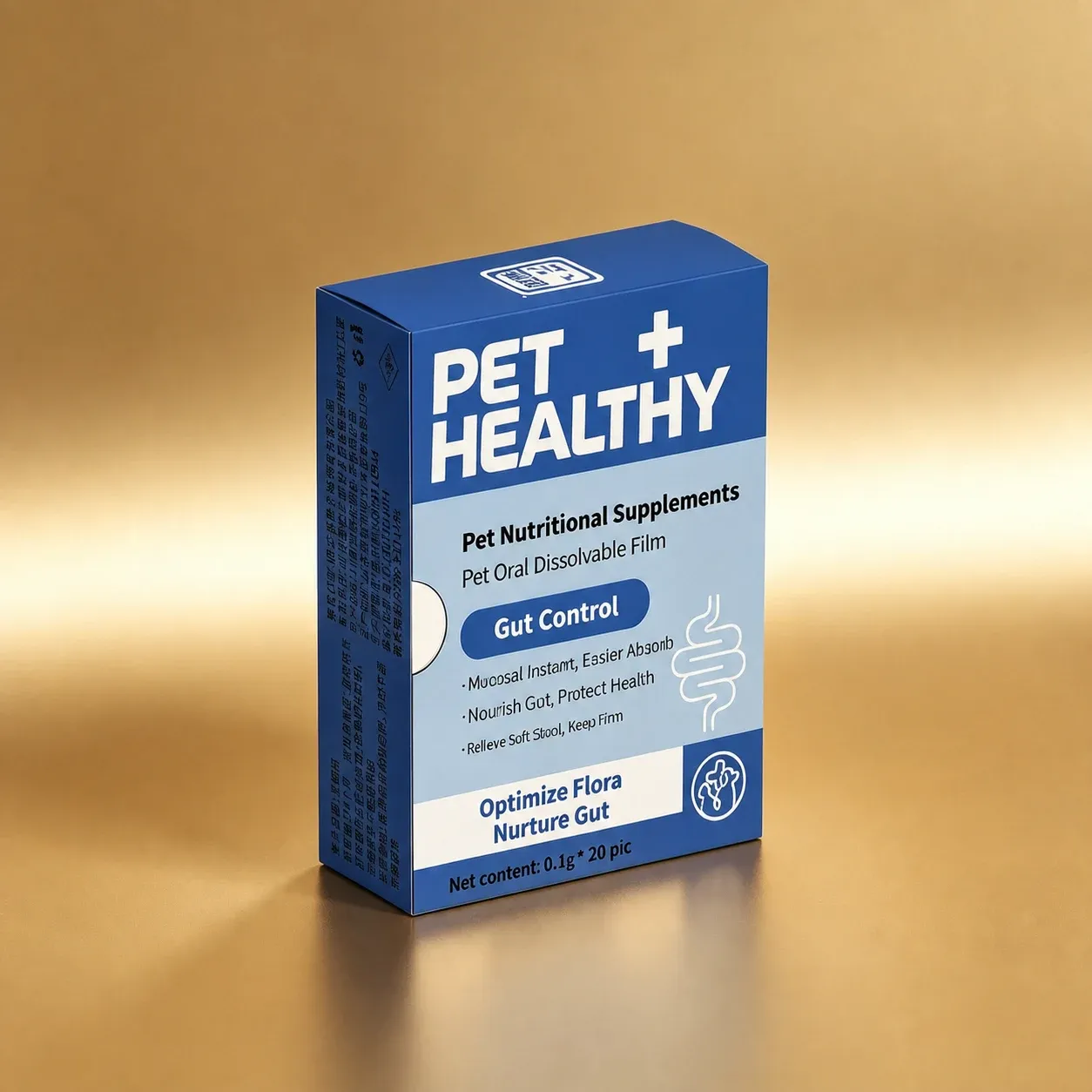 Gut Control Oral Film private-label product box