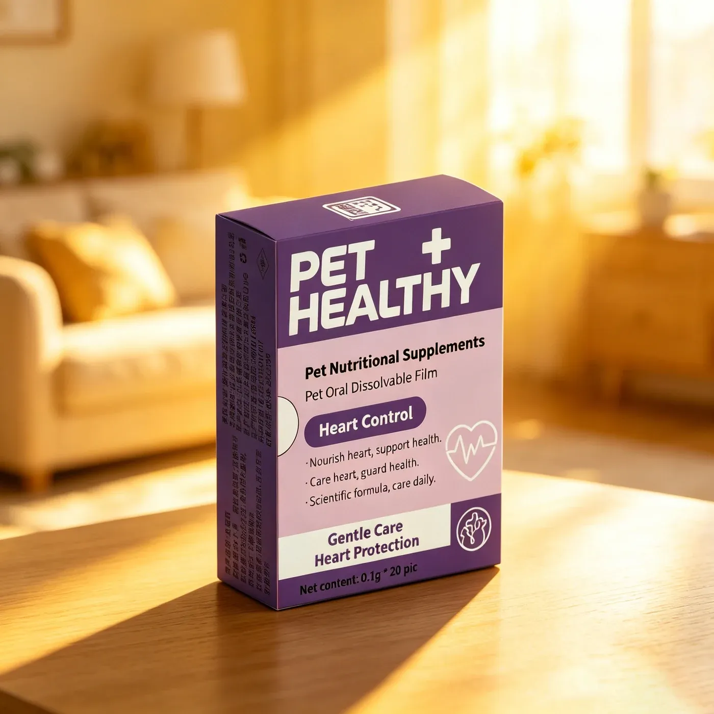 Heart Control Oral Film private-label product box