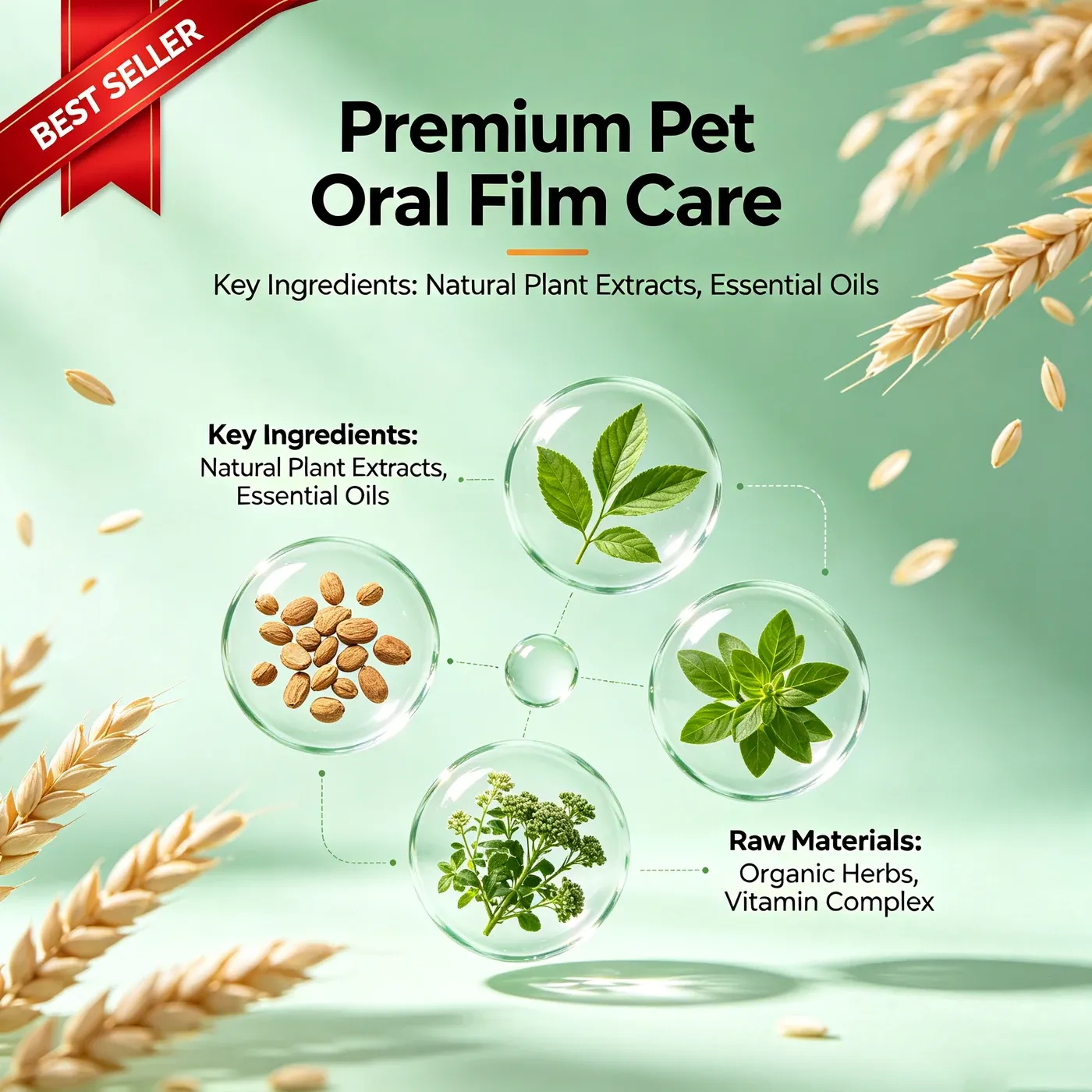 Imagen del ingrediente de la película oral para el control de parásitos del material complementario 0613